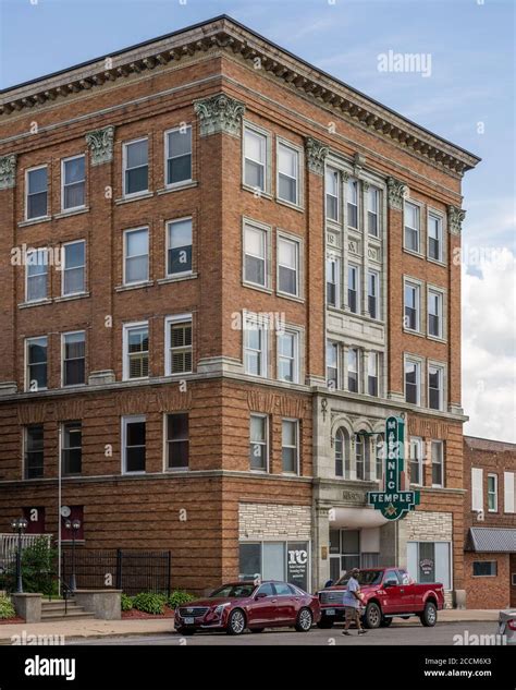 Buildings In Downtown Marshalltown Stock Photo Alamy