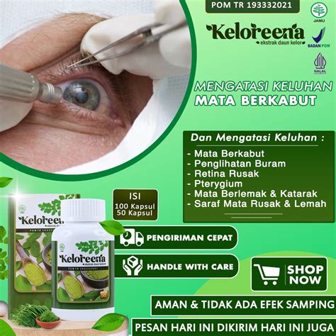 Jual Obat Mata Berkabut Penglihatan Buram Mata Katarak Pterygium