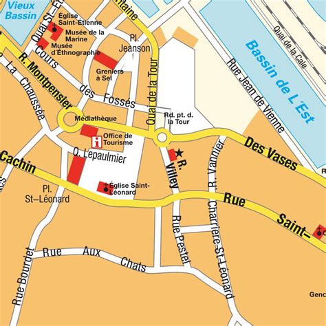 Map Honfleur France Maps And Directions At Hot Map