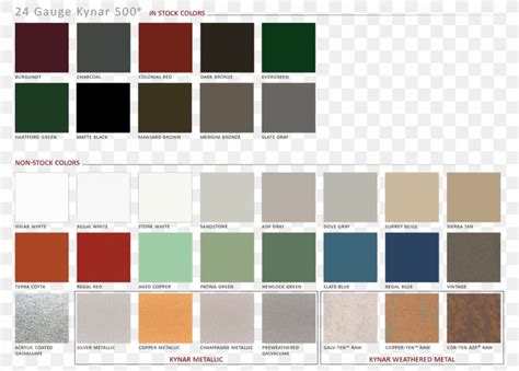 Vinyl Siding Color Chart