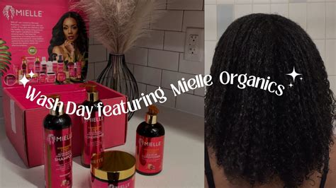 Mielle Organics Pomegranate And Honey Review Wash Day And Braid Out Type 4 Hair Youtube