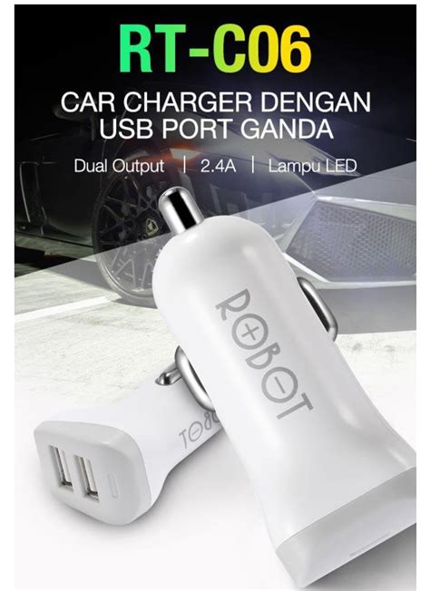 Saver Robot Rt C Dual Port A Garansi Resmi Lazada Indonesia