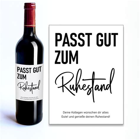 Fits Well With Retirement Personalized Wine Label Retirement Farewell