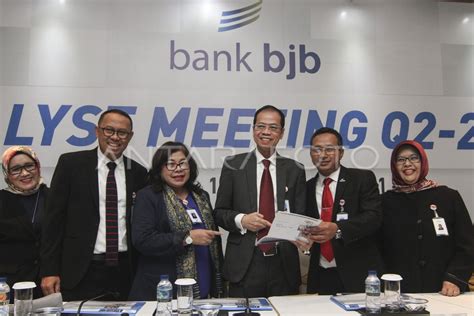 Kinerja Bank Bjb Triwulan Ii Tahun Antara Foto