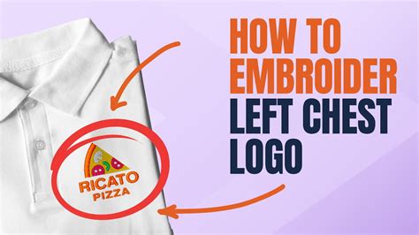 The EASIEST way to EMBROIDER a left-chest logo - YouTube