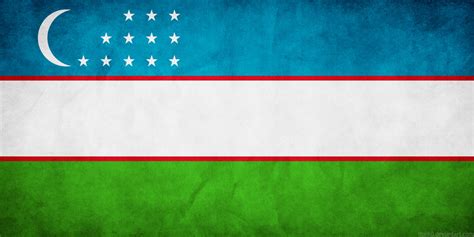 Uzbekistan Flag Grunge by think0 on DeviantArt