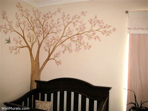 Tree Wall Murals Hand Painted Tree Art Wall Murals By Colette