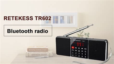 RETEKESS TR602 Bluetooth Radio YouTube