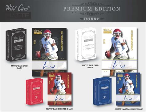 2023 Wild Card Matte Premium Football Cards