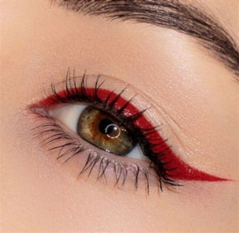 Makeup Forever Us Red Winged Liner By Jaynellesmakeup Red Eyeliner