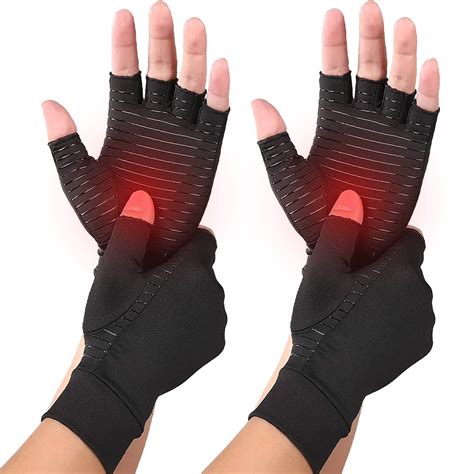 2 Pairsarthritis Compression Gloves Relieve Hand Swelling Arthritis