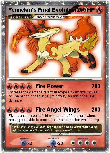 Pokémon Fennekin s Final Evolution - Fire Power - My Pokemon Card