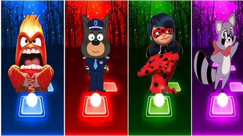 Inside Out 2 Sheriff Labrador Miraculous Ladybug Rambley Tiles