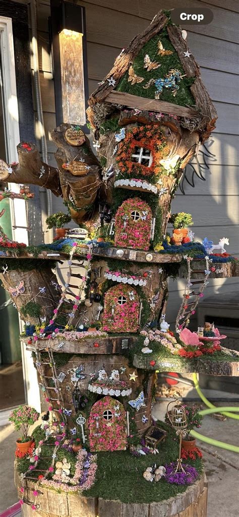 One Of A Kind Huge Fairy House Extreme Fairy Houses