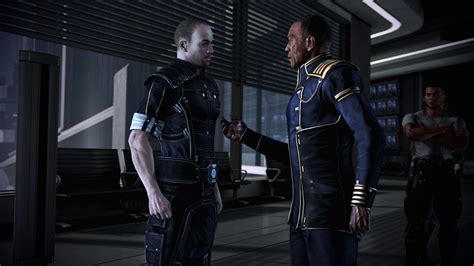 Mass Effect 3 Shepard Anderson Martin Crownover