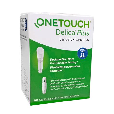 One Touch Delica Plus Lancets 100 Bx