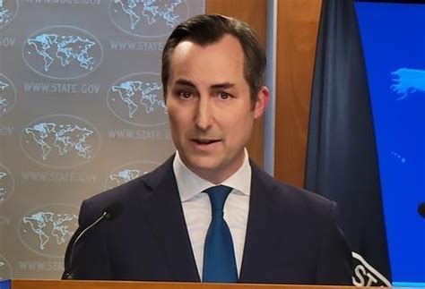 Matthew Miller State Department Spokesperson Speaks During A Press