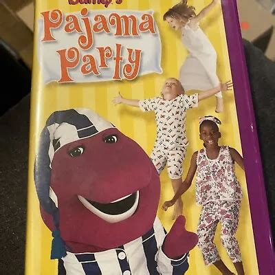 Barney Friends Pajama Party Vhs Video Tape Grelly Usa