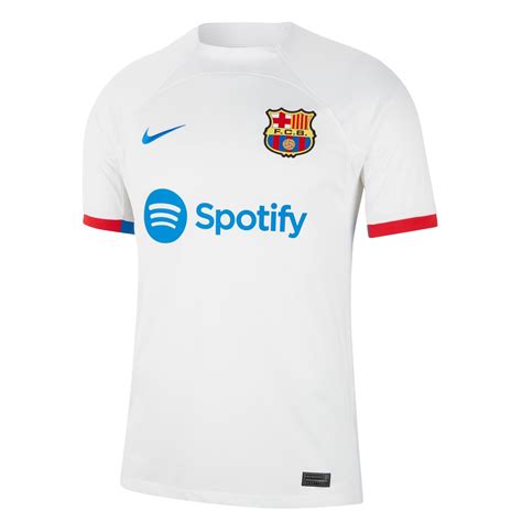 Nike Breathe Fc Barcelona Stadium Away Jersey White Royal