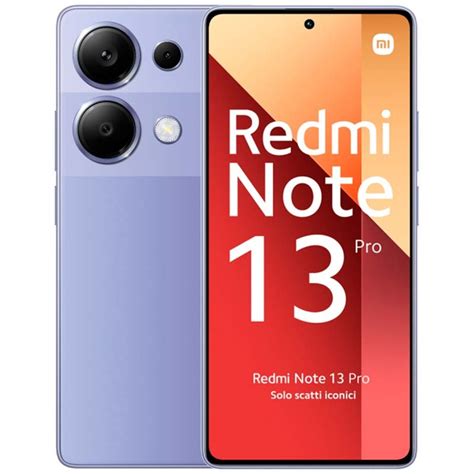 Xiaomi Redmi Note 13 Pro 4G 8GB 256GB Roxo Telemóvel