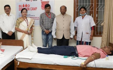 Nalco Organized Voluntary Blood Donation Camp India Whispers