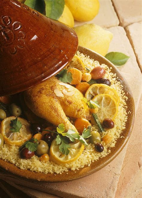 Tajine Mit H Hnchen Gem Se Oliven Und Zitrone Rezept Eat Smarter