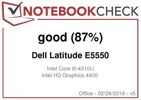 Dell Latitude E5550 Notebook Review - NotebookCheck.net Reviews