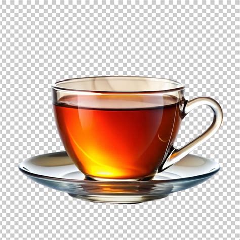 Steaming Hot Cup Of Tea Premium AI Generated PSD