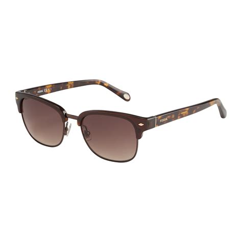 Buy Fossil Gradient Browlineclubmaster Mens Sunglasses Fos 2003s Gzo 53y653brown Color