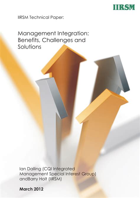 Pdf Management Integration Benefits Challenges And Solutions