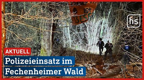 Fechenheimer Wald Räumung hat begonnen hessenschau YouTube