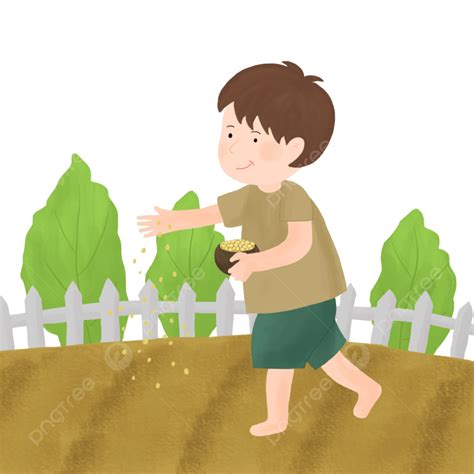 Sowing Sowing Seeds Seed Time Labor PNG Transparent Clipart Image