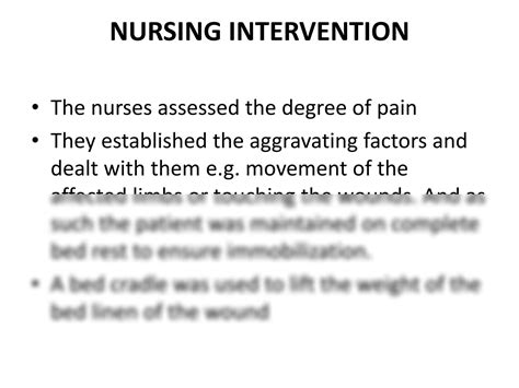 Solution Burns Nursing Care Plan Studypool