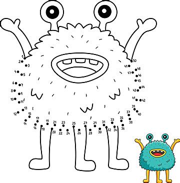 Monstro Falante Desenho Animado Clipart Colorido Desenho Animado