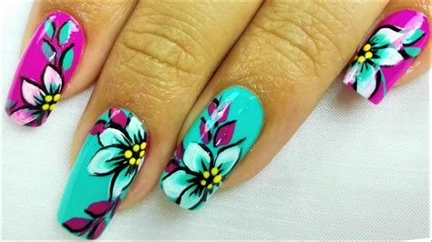 Aprender acerca 41 imagen como hacer flores en las uñas con pincel