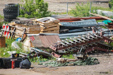 Large-sized garbage dump Pollution concept - stock photo 758486 ...