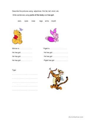 7 Winnie The Pooh English ESL Worksheets Pdf Doc