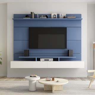 Floating TV Stand Wall Mounted Floating 85"Relief TV Stand TV Console - Bed Bath & Beyond - 38259392