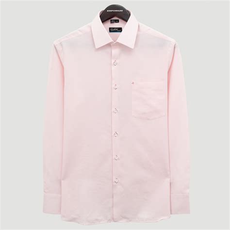 Camisa rosada estructura labrada marca Colletti clásico 153278