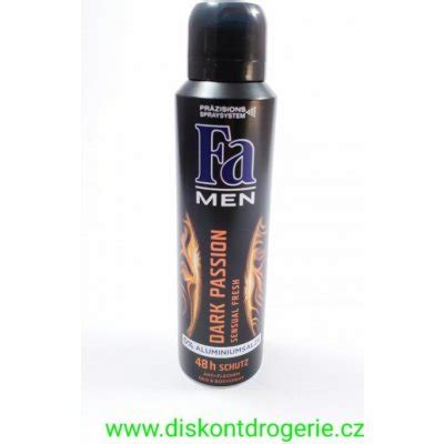 Fa Men Dark Passion deospray 150 ml od 40 Kč Heureka cz