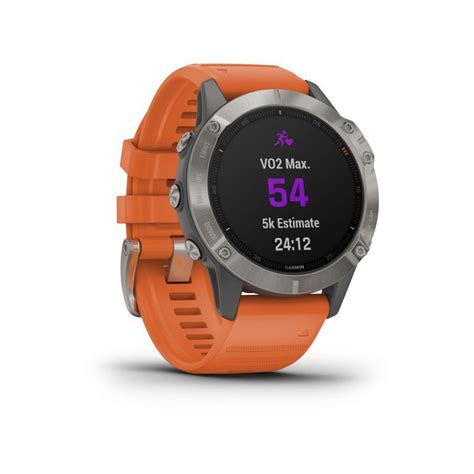 Smartwatch GPS Garmin Fenix 6 Saphire Titane Back Market