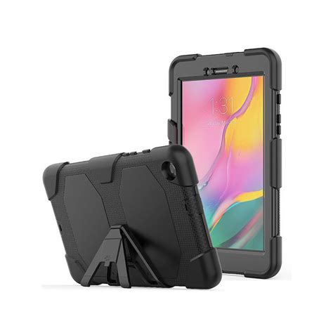 Rugged Armour Case For Samsung Galaxy Tab A 8 0 Black Geewiz