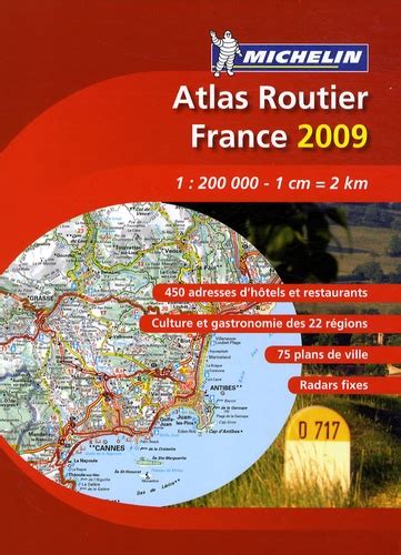 Atlas Routier France 1 200 000 Cm De Michelin Livre Decitre