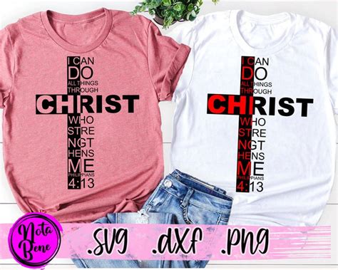 I Can Do All Things SVG Bible Verse Svg Christ Svg Etsy