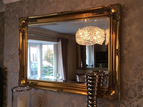 15 The Best Large Gold Antique Mirrors