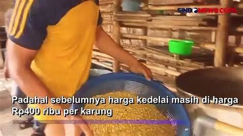 Ukuran Tahu Di Pandeglang Menyusut Imbas Harga Kedelai Mahal Video