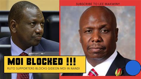 Why Ruto Supporters Blocked Gideon Moi From Accessing Talai Elders