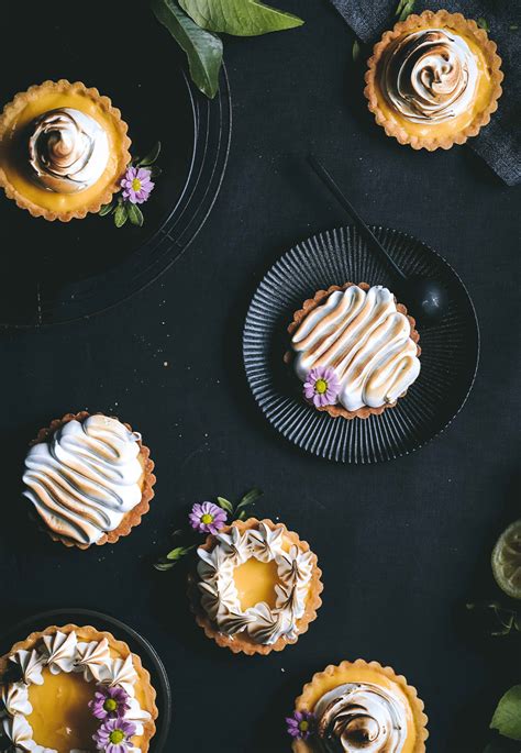 Zitronen Tartelettes Mit Meringue Backst Bchen