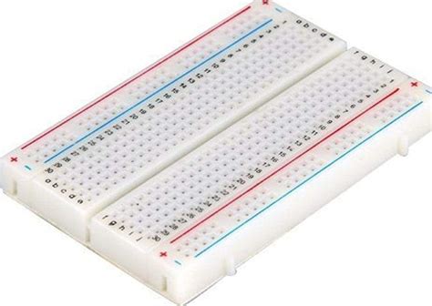 Gold Tool Mini 400 Points Solderless Bread Board Breadboard White