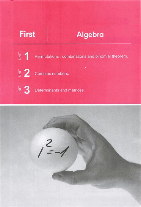 Solution El Moasser Mathematics Third Secondary Algebra And